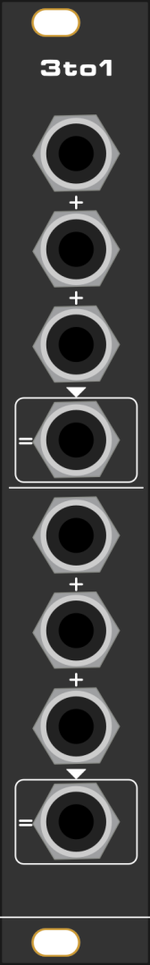 3to1 Front Panel